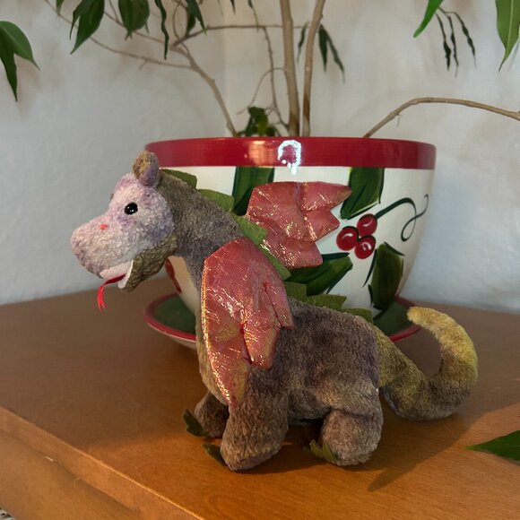 Ty Beanie Baby Scorch the Dragon 1998 with tush tag - Picture 1 of 1